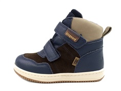 Bisgaard marine vintersneaker Matty med velcro og TEX